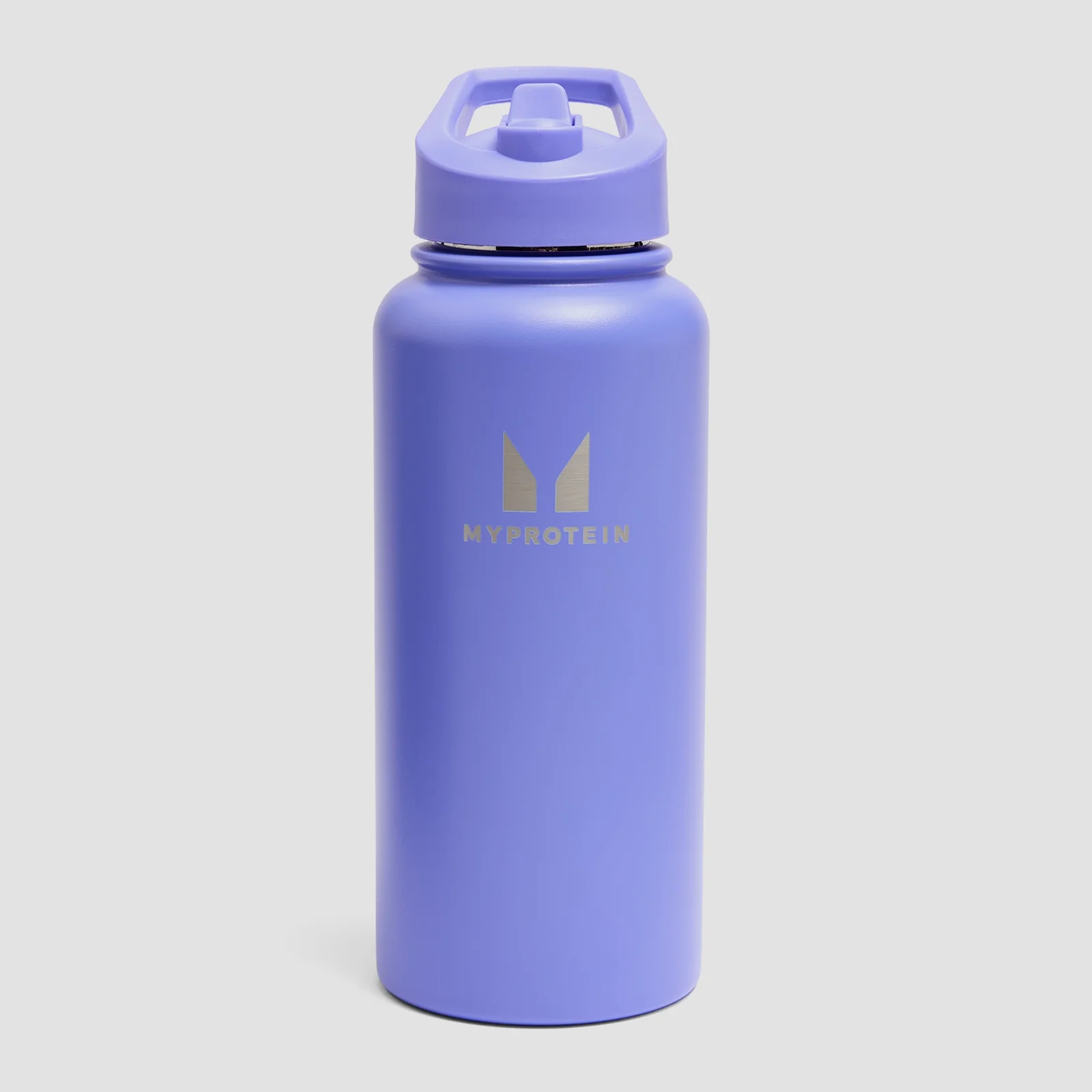 Myprotein reciklirana metalna boca sa slamkom 1 L - Plava Slika 1