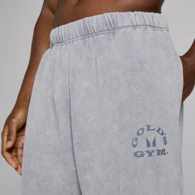 MP X Gold's Muška Washed Graphic Oversized Trenerke - Steel Blue - L Slika 6