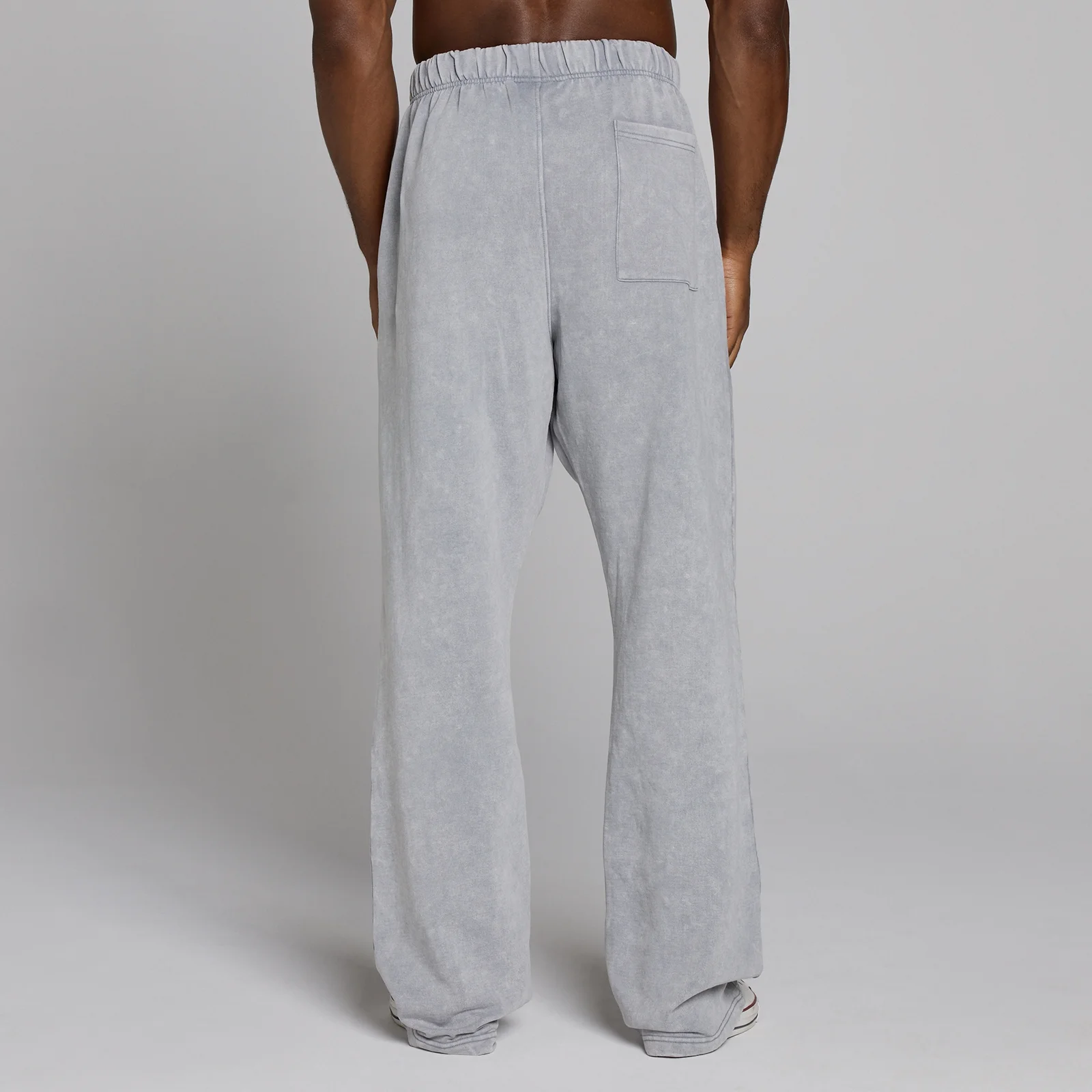 MP X Gold's Muška Washed Graphic Oversized Trenerke - Steel Blue - L Slika 4