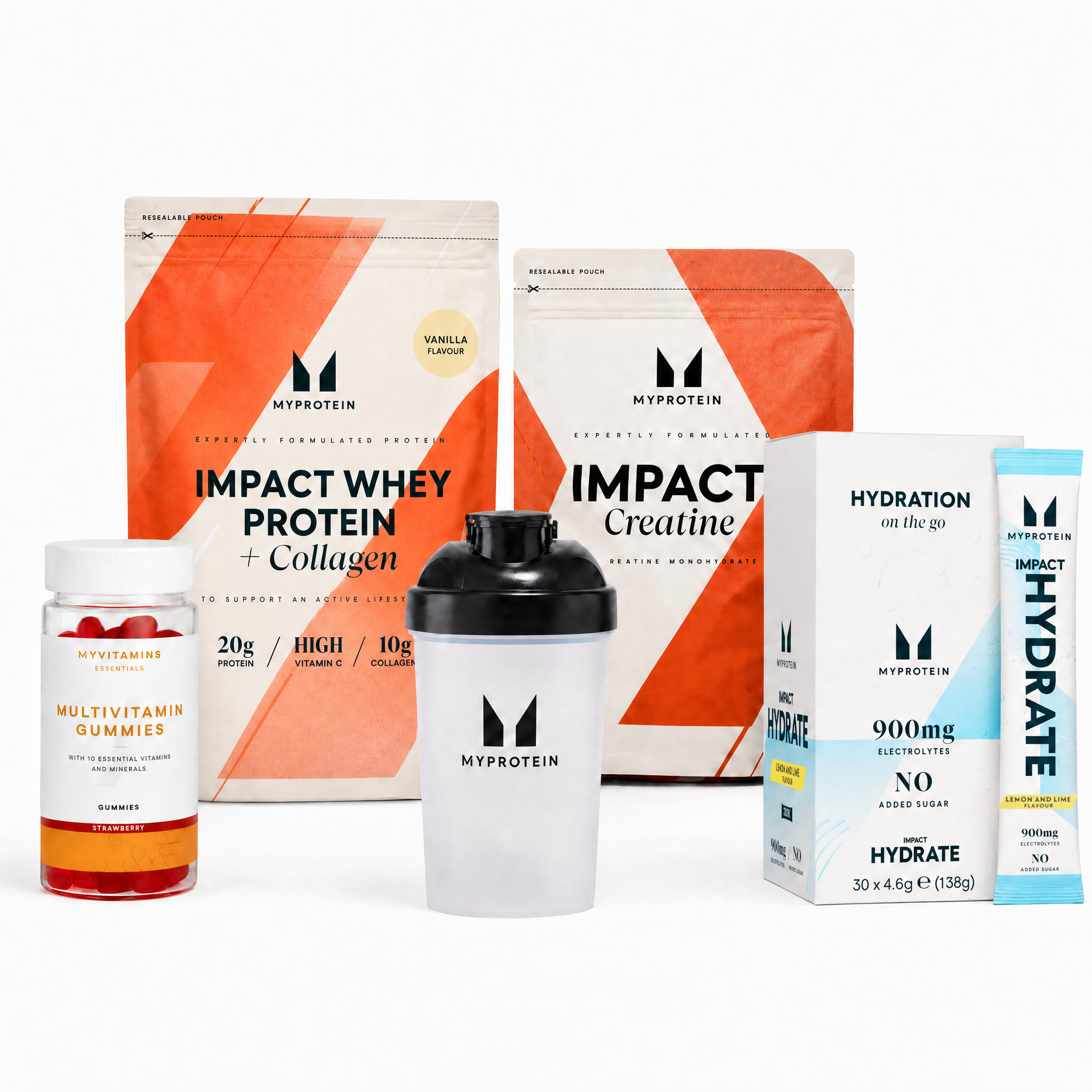 Impact Week Protein Bundle - Lemon & Lime - 30servings - Vanilla Slika 1